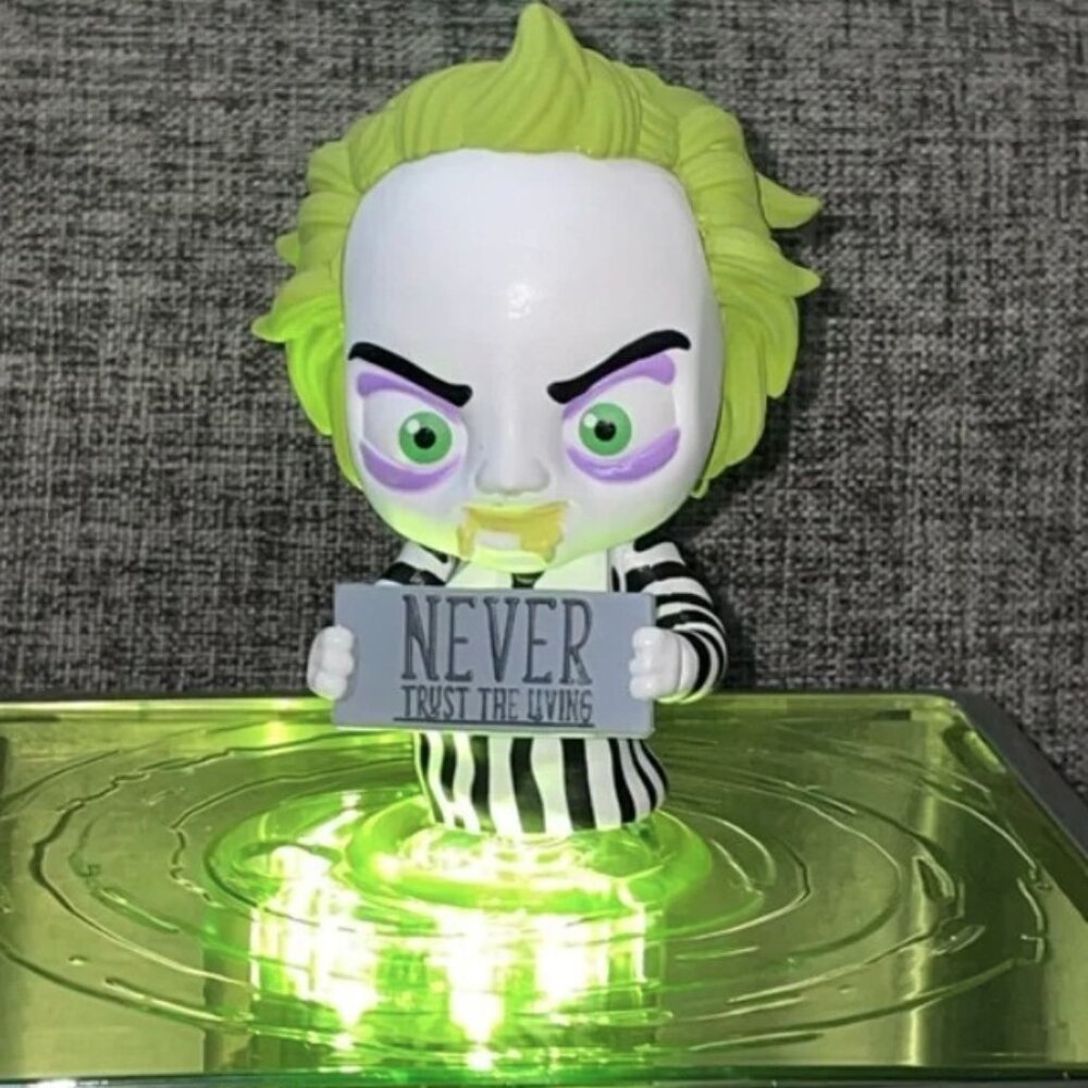 Cinemark Beetlejuice popcorn bucket with lights